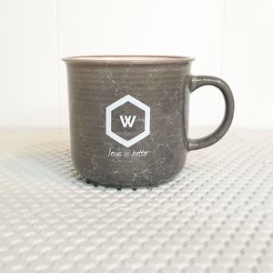Jesus Is Better Gray Cup Coffee Mug